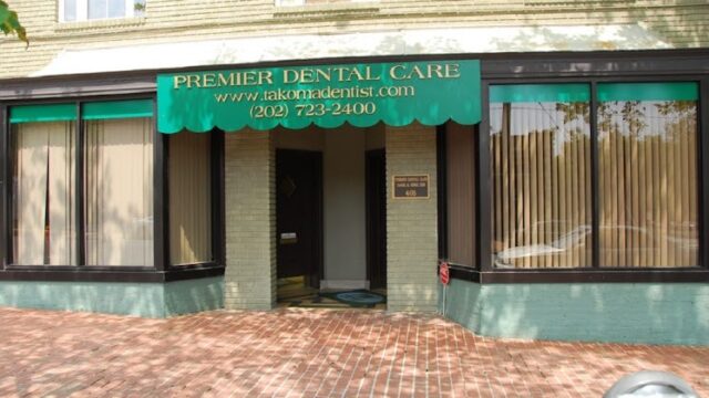 Storefront view of Washington DC dentist Premier Dental Care